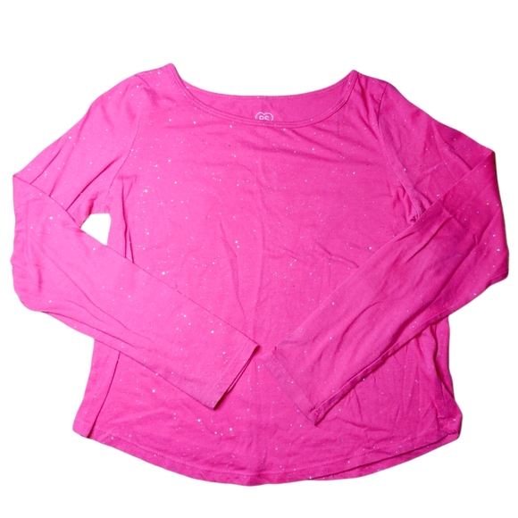 💥 Bundle Only 💥 PS by AEROPOSTALE Pink Sparkled Long Sleeve Tee - Picture 1 of 4